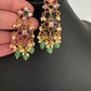 Matte Kempu Traditional Earrings - 