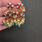 Matte Kempu Traditional Earrings - 