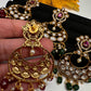 Matte Kemp Chandballi Earrings - Red