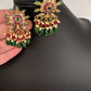 Matte Kempu Traditional Earrings - 