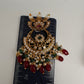 Matte CZ Red Traditional Chandballi Earrings - 