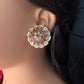 Matte Kempu Stud Earrings - 