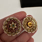 Matte Kempu Stud Earrings - 