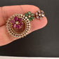 Matte Changeable Floral Stud Earrings - 