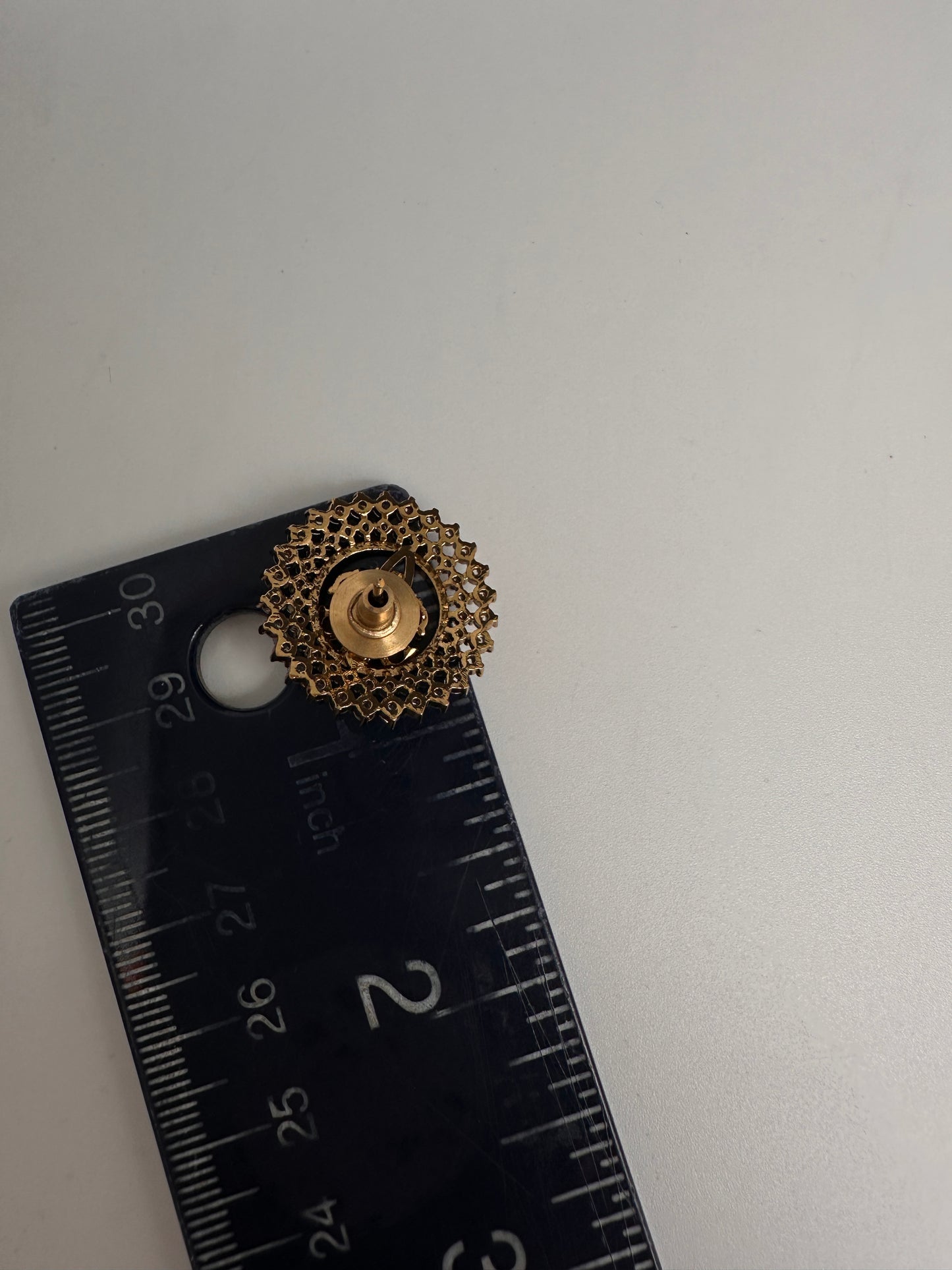 Matte Changeable Floral Stud Earrings - 