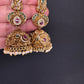 Matte Nakshi Jhumka Earrings - 