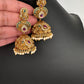Matte Nakshi Jhumka Earrings - 