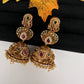 Matte Nakshi Jhumka Earrings - 