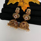 Matte Nakshi Jhumka Earrings - 