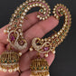 Matte CZ  Jhumka Ear Cuffs - 
