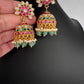Jadau Kundan Jhumka Earrings - 