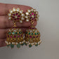 Jadau Kundan Jhumka Earrings - 