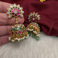 Jadau Kundan Jhumka Earrings - 