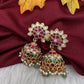 Jadau Kundan Jhumka Earrings - 