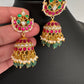 Jadau Kundan Jhumka Earrings - 