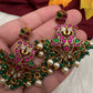 Jadau Kundan Peacock Earrings - 