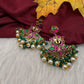 Jadau Kundan Peacock Earrings - 