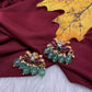 Jadau Kundan Small Lotus Earrings - 