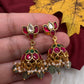 Jadau Kundan Small Jhumka Earrings - 