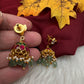 Jadau Kundan Small Jhumka Earrings - 
