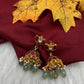 Jadau Kundan Small Jhumka Earrings - 