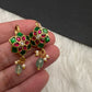 Jadau Kundan Floral Bugadi Earrings - 