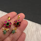 Jadau Kundan Floral Bugadi Earrings - 