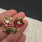 Jadau Kundan Peacock Bugadi Earrings - 