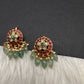 Jadau Kundan Floral Bugadi Earrings - 