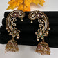 Matte CZ  Kemp Jhumka Ear Cuffs - Green