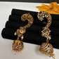 Matte CZ Peacock Ear Cuff - 