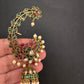 Matte Kemp Peacock Ear Cuff - 