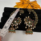 Matte Kemp Peacock Ear Cuff - 