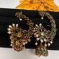 Matte Kemp Peacock Ear Cuff - 