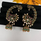 Matte Kemp Peacock Ear Cuff - 