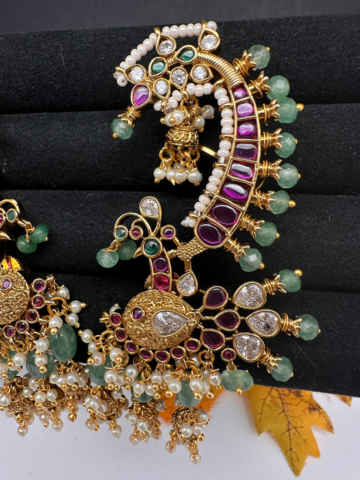 Matte Kemp Jhumka Ear Cuff - 
