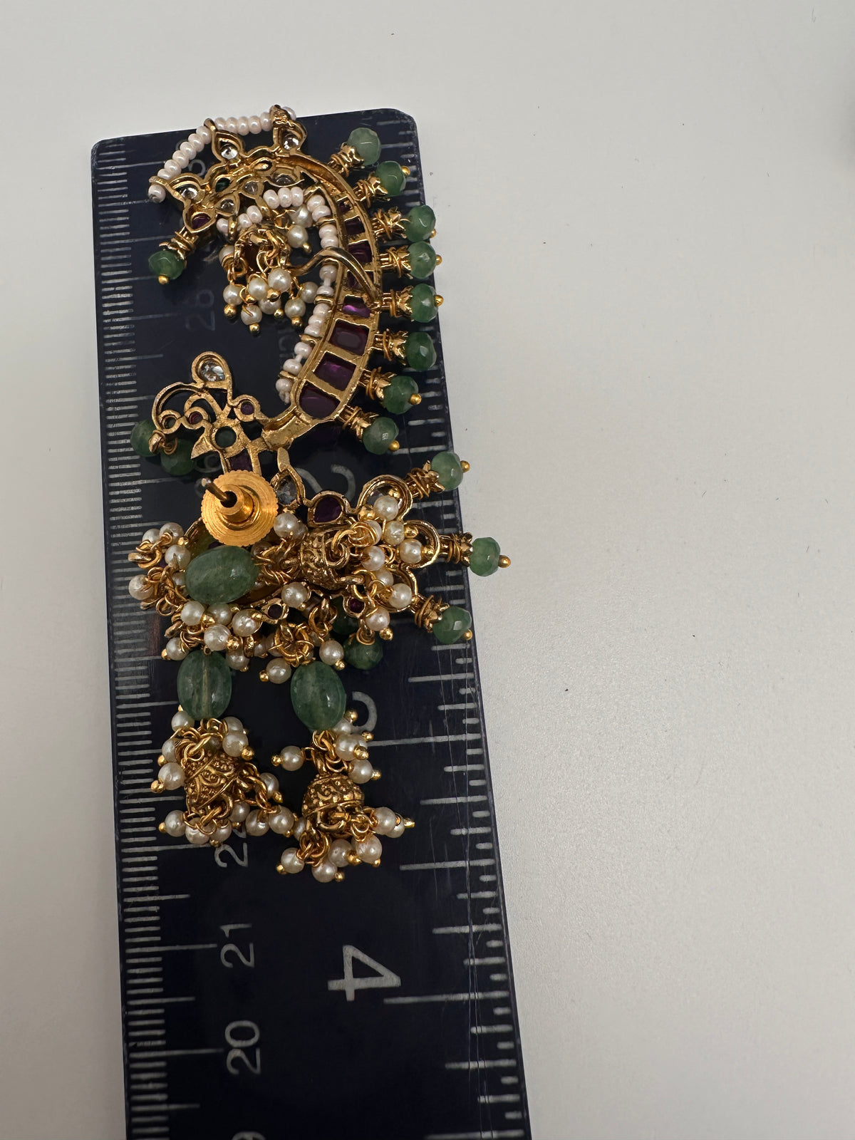 Matte Kemp Jhumka Ear Cuff - 