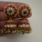 Jadau Kundan Jhumka Earrings - 