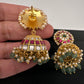 Jadau Kundan Jhumka Earrings - 