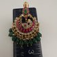 Jadau Kundan Chandbali Earrings - 