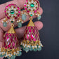 Jadau Kundan Jhumka Earrings - 