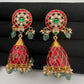 Jadau Kundan Jhumka Earrings - 