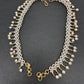 American Diamonds Pearls Earchain