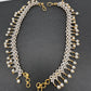 American Diamonds Pearls Earchain