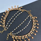 Matte CZ Multi stone EarChain