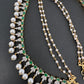 AD Green Stone Earchain