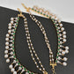 AD Green Stone Earchain