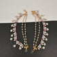 AD Ruby Red Stone Earchain