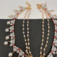 AD Ruby Red Stone Earchain