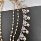 AD Ruby Red Stone Earchain